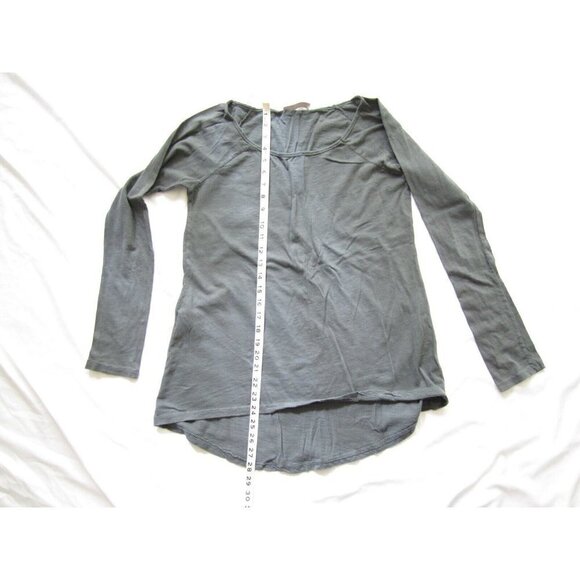 Women's Baci Cowl Neck Cotton Long Sleeve Shirt Size M (Made in Italy) WB40 - Picture 4 of 7